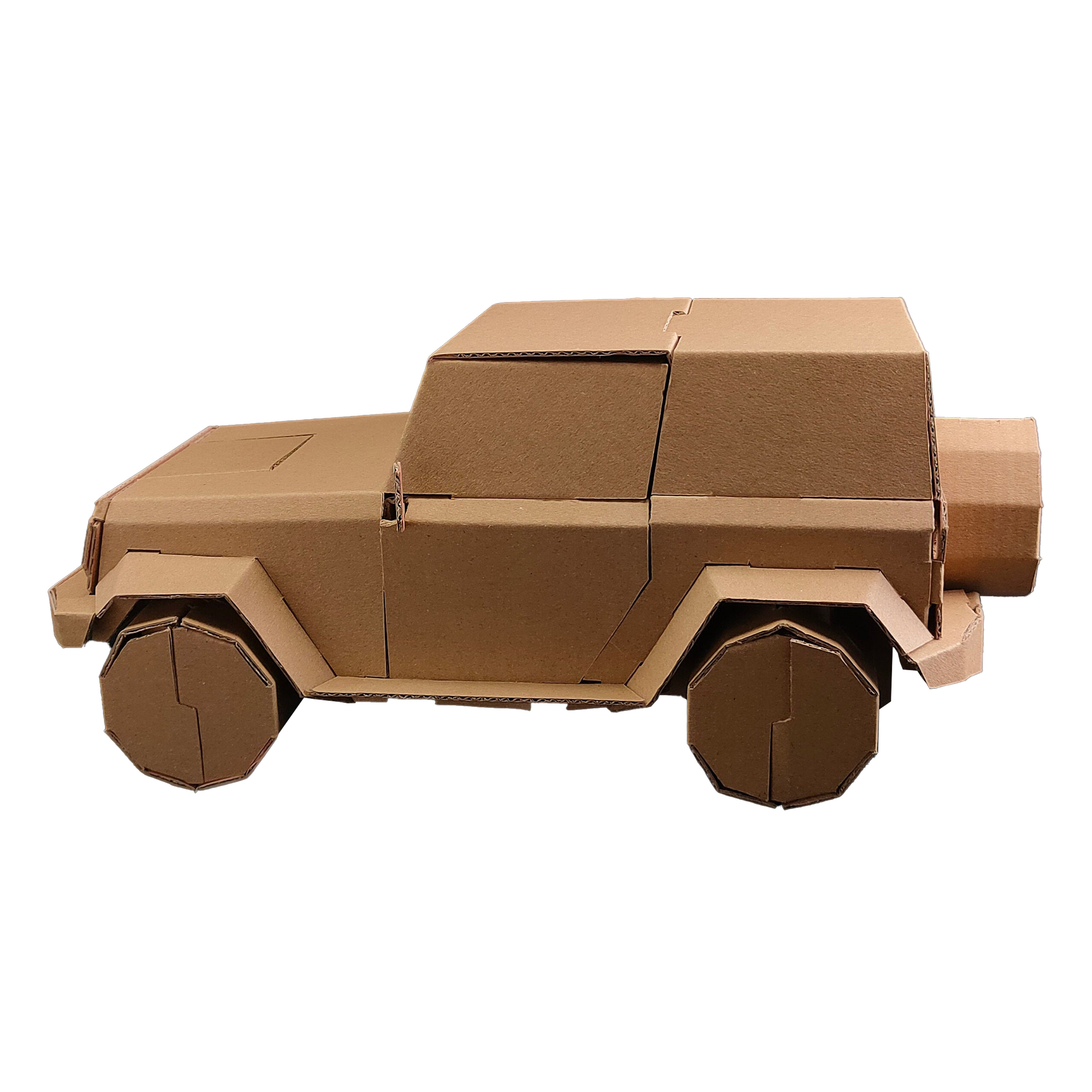 Carro de Carton + Plantilla